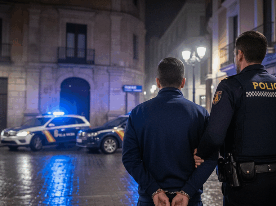 detenido fuera de horario